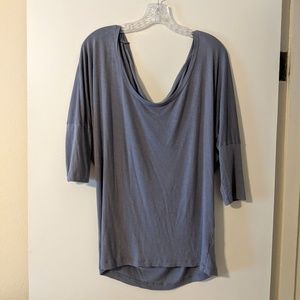 American Apparel gray scoop neck Viscose Tee